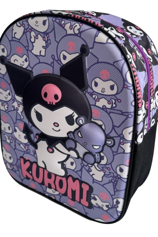 Descubre el apasionante mundo de Mochila 3D Kuromi y Hello Kitty 29cm.