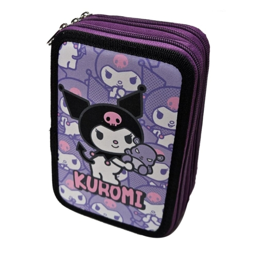Estuche Triple Kuromi Hello Kitty Descubre el apasionante mundo de Estuche Triple Kuromi Hello Kitty.