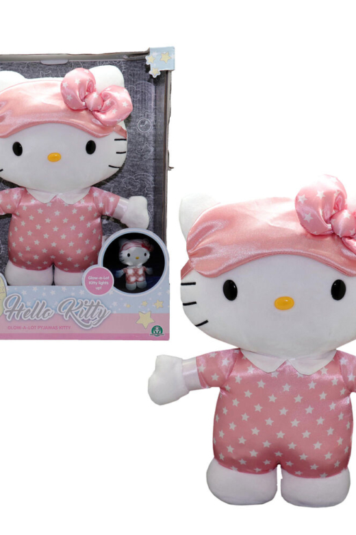 Descubre el apasionante mundo de Peluche Luminoso Hello Kitty Hora de Dormir 35cm.