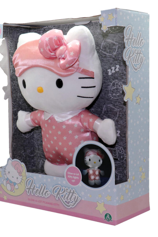 Descubre el apasionante mundo de Peluche Luminoso Hello Kitty Hora de Dormir 35cm.