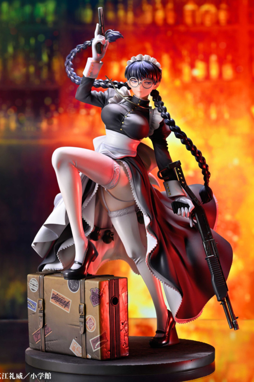 Descubre el apasionante mundo de Figura Roberta Black Lagoon Versión Pesadilla Criada.