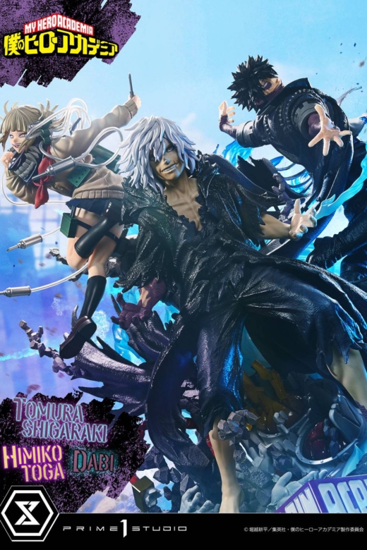 Descubre el apasionante mundo de Estatua Premium My Hero Academia Tomura Shigaraki Dabi Himiko Toga.