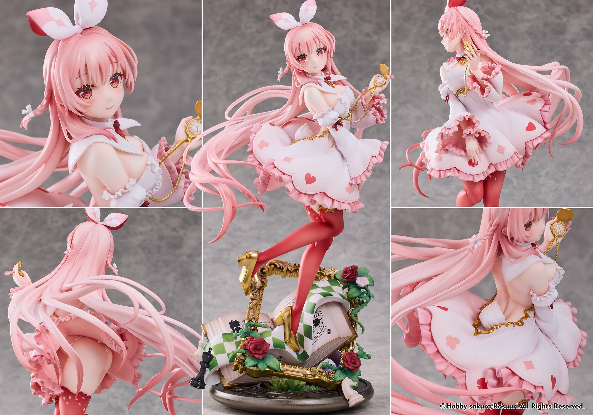 Figura White Rabbit Rosu Wonderland