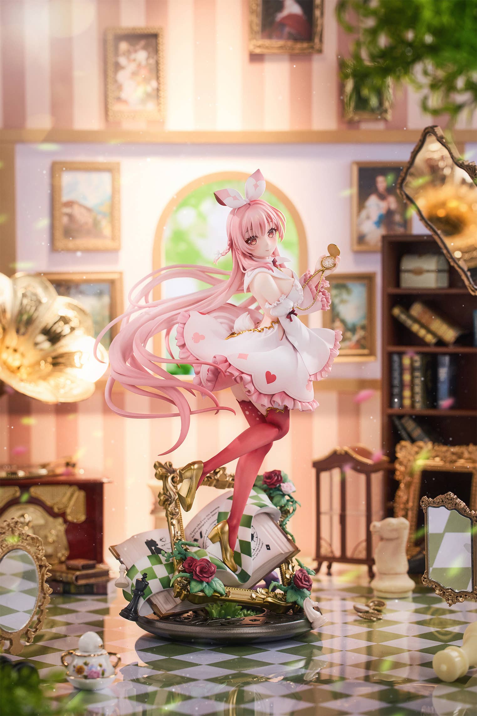 Figura White Rabbit Rosu Wonderland