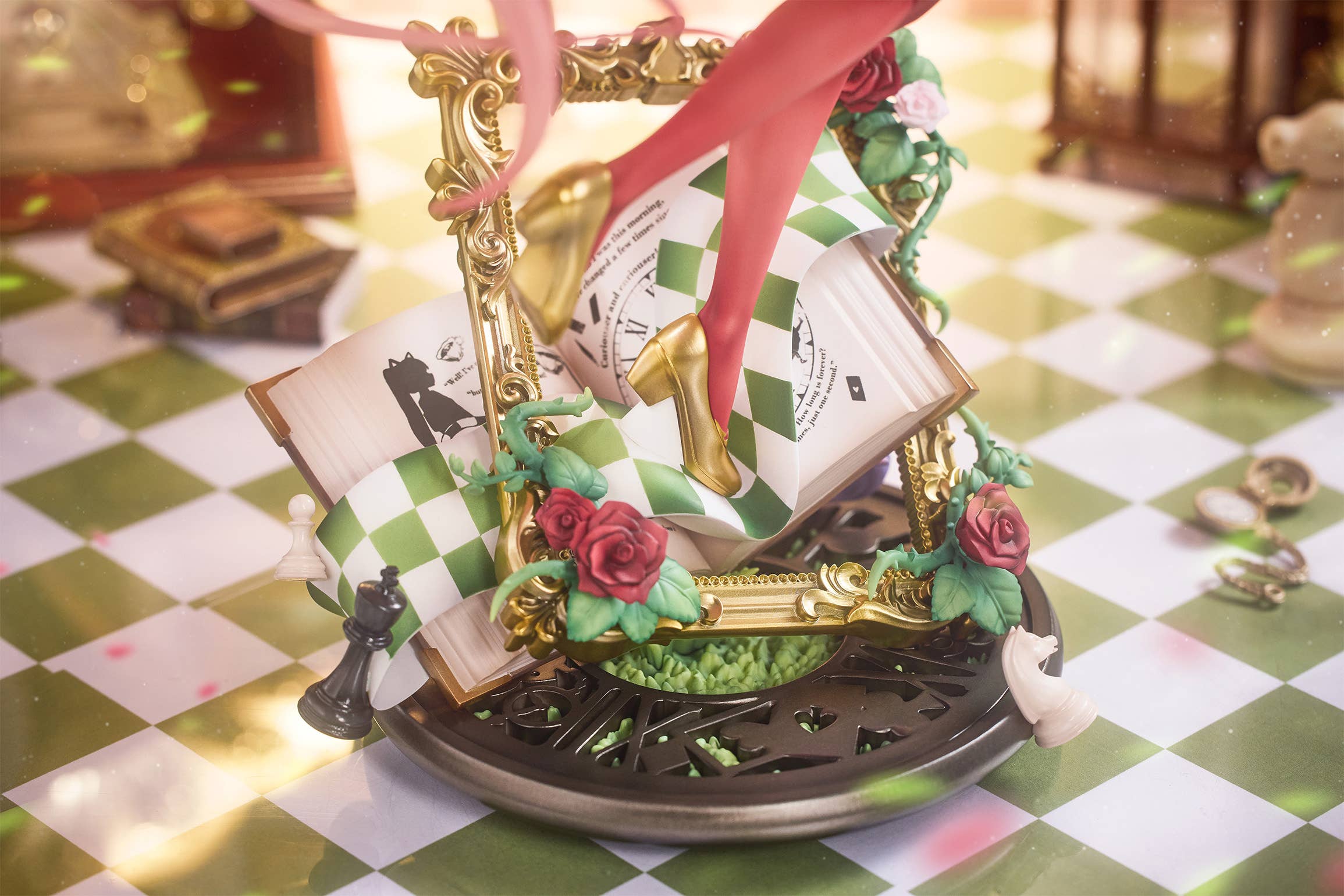 Figura White Rabbit Rosu Wonderland