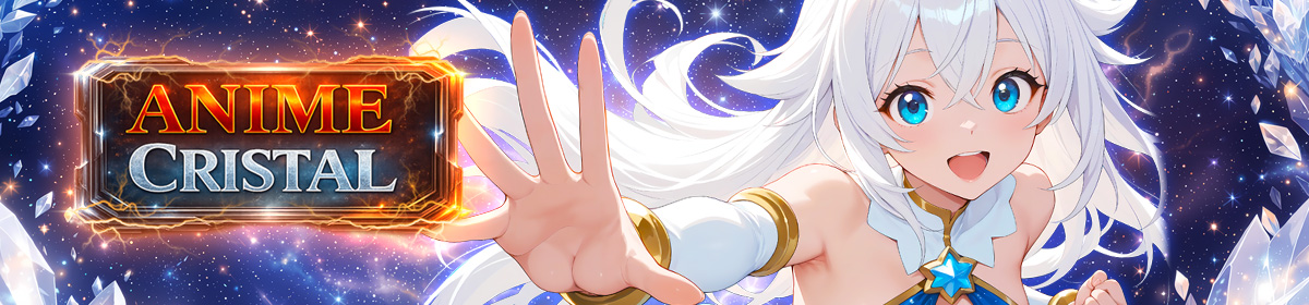 Anime Cristal Logo. Tienda Online de figuras de anime, manga y videojuegos. Comunidad de anime, con guias de videojuegos, gameplays, reviews y mucho anime.